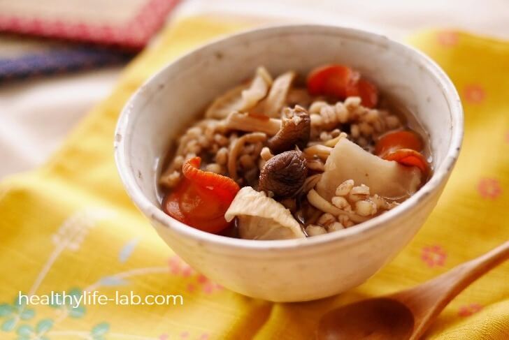 生姜香る干し野菜 もち麦スープの作り方 お家でほっこり あったか簡単レシピ Healthy Life